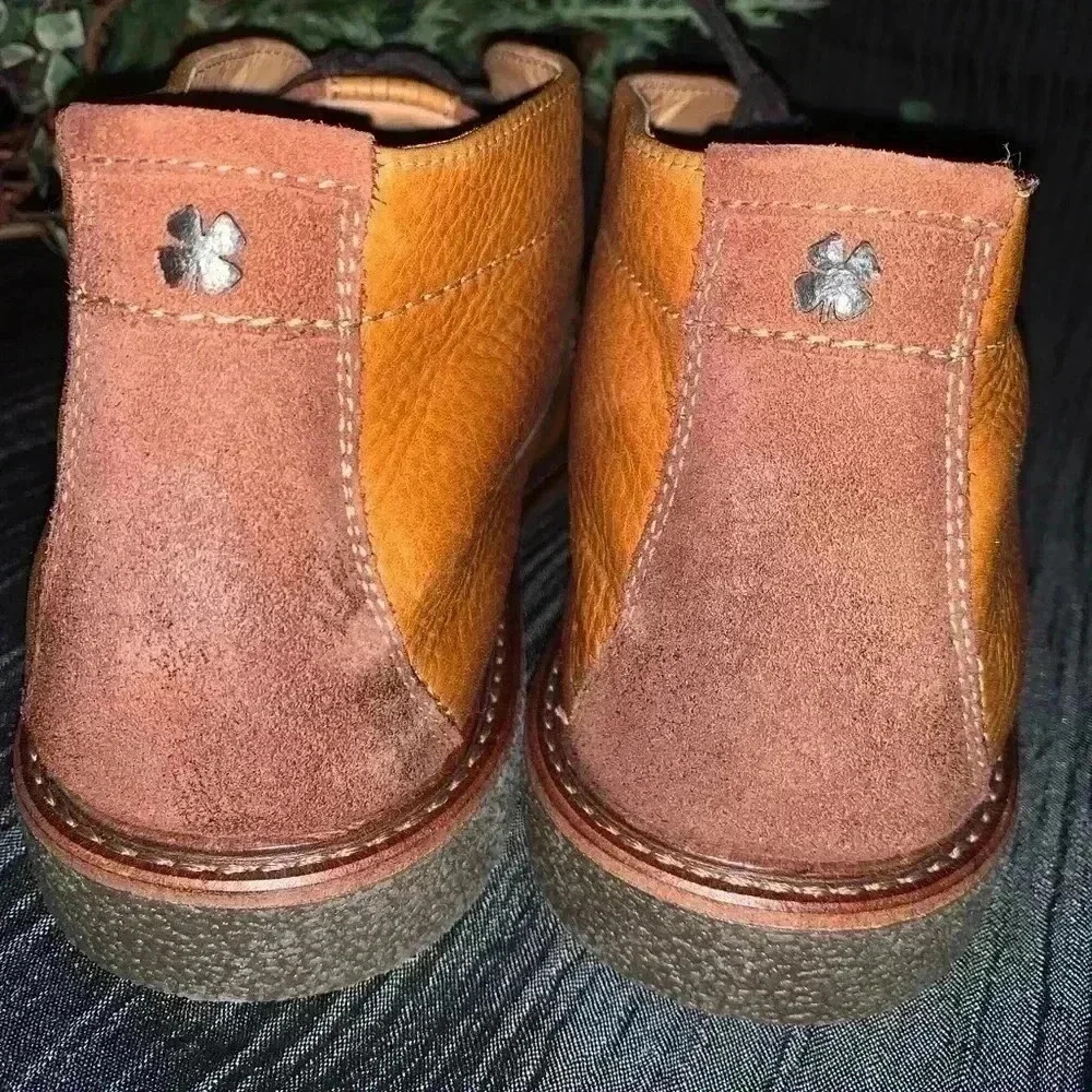 ☘️ BRAND ANKLE BOOTS SZ 10.5 NEW W/ IMPERFECTIONS - Picture 3 of 14